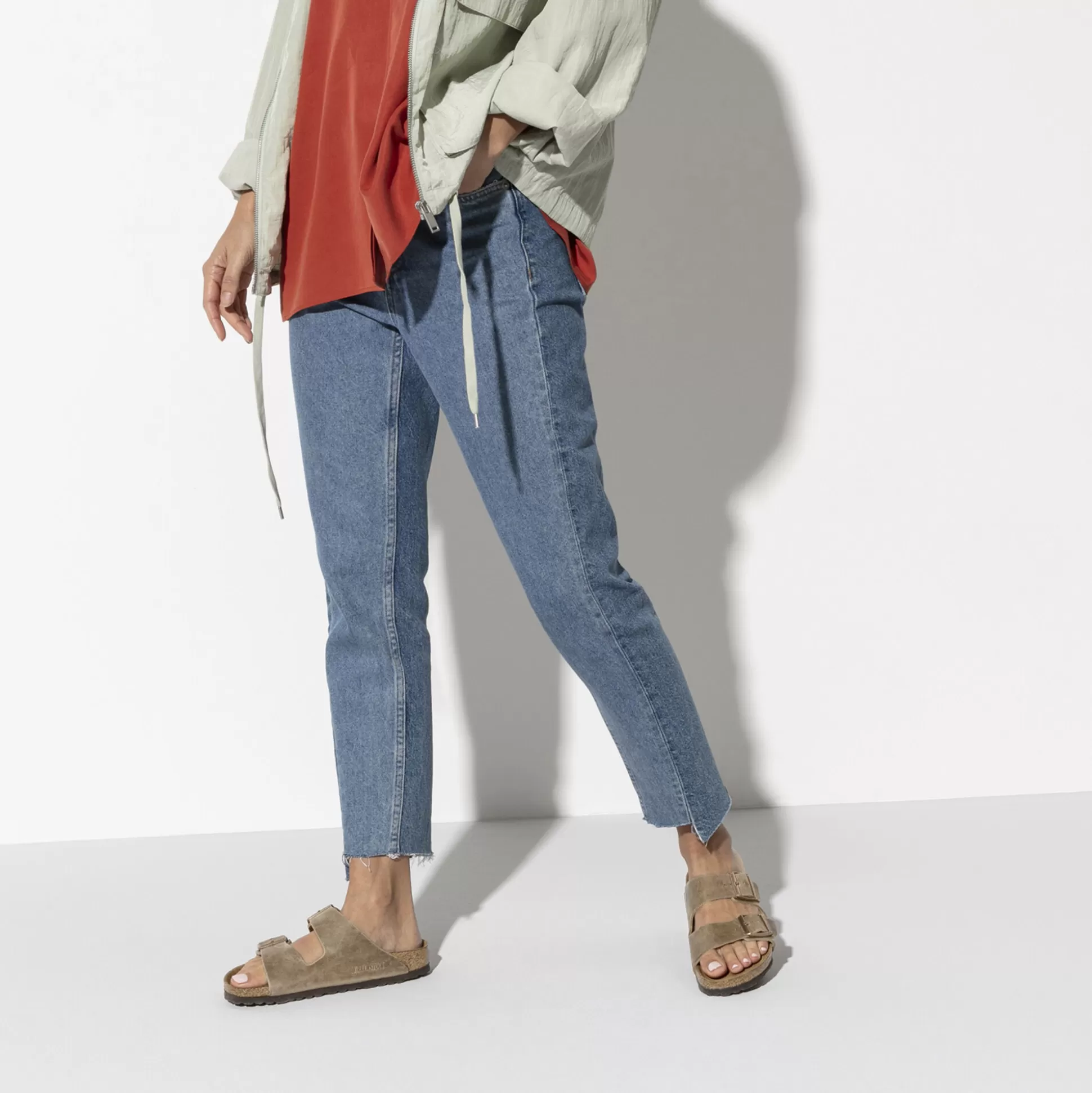 Birkenstock Arizona Blod Fodseng^Herrer To Remme