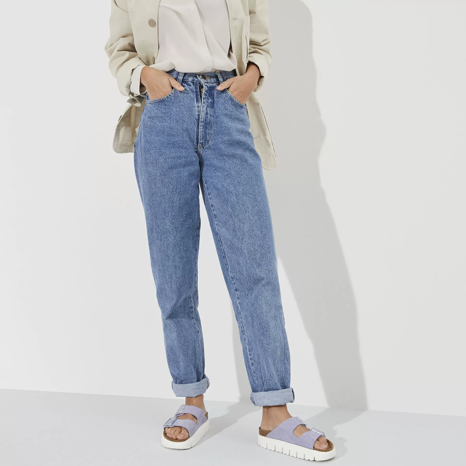 Birkenstock Arizona Pap Chunky^Damer Plateau