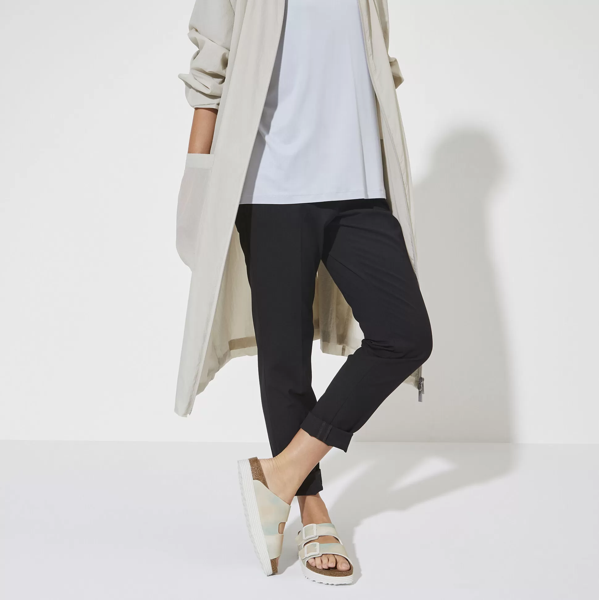Birkenstock Arizona Platform Vegansk^Damer Plateau
