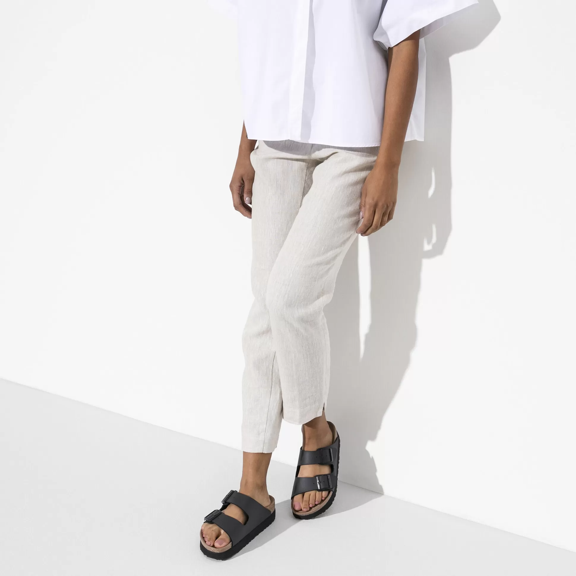 Birkenstock Arizona Platform Vegansk^Damer Plateau