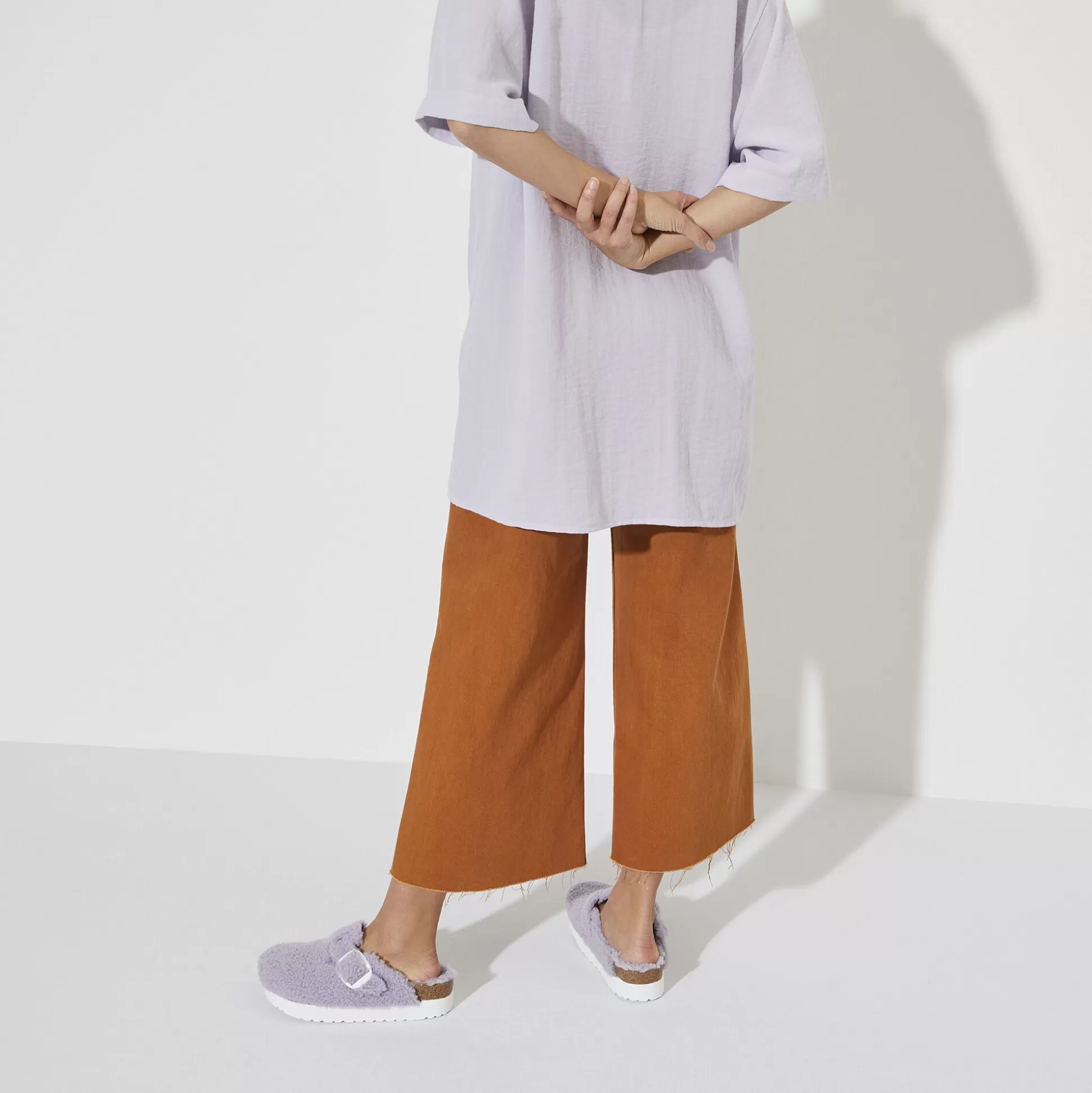 Birkenstock Boston Big Buckle Platform^Damer Plateau