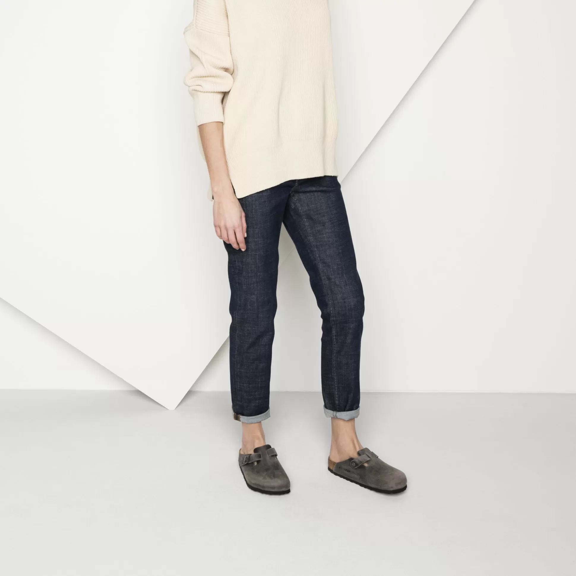 Birkenstock Boston Blod Fodseng^Damer Clogs