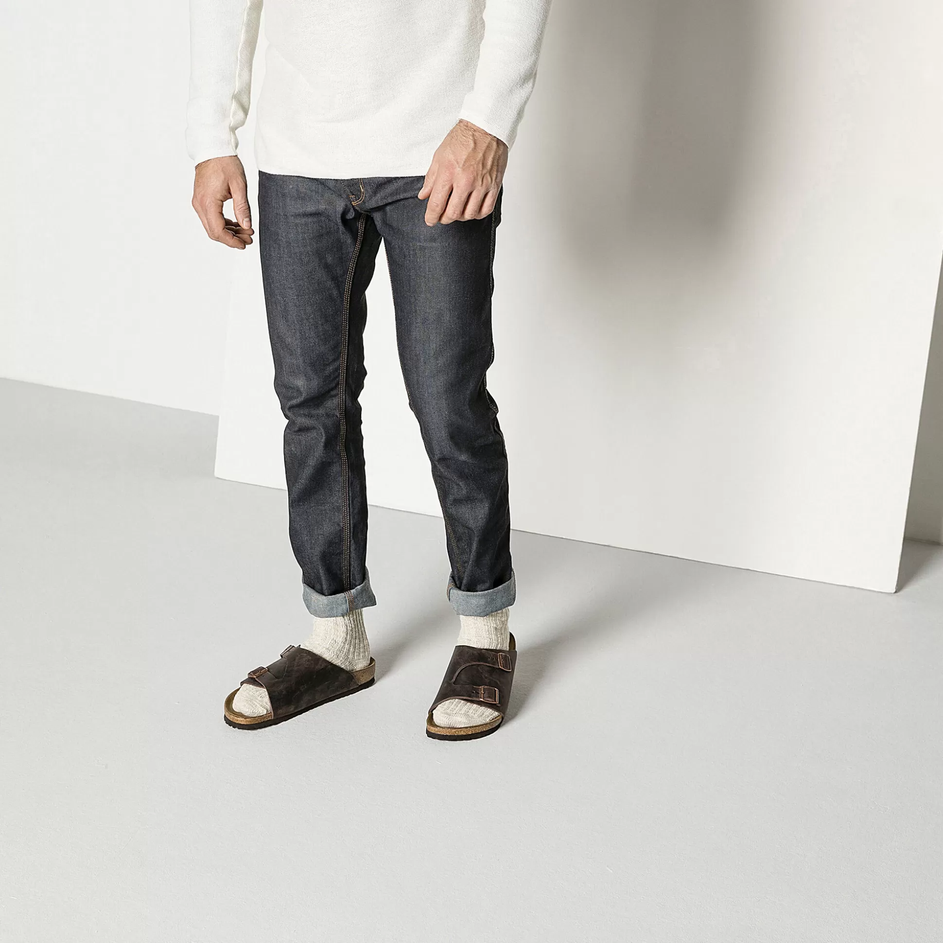 Birkenstock Cotton Slub Herrer^Damer Sokker