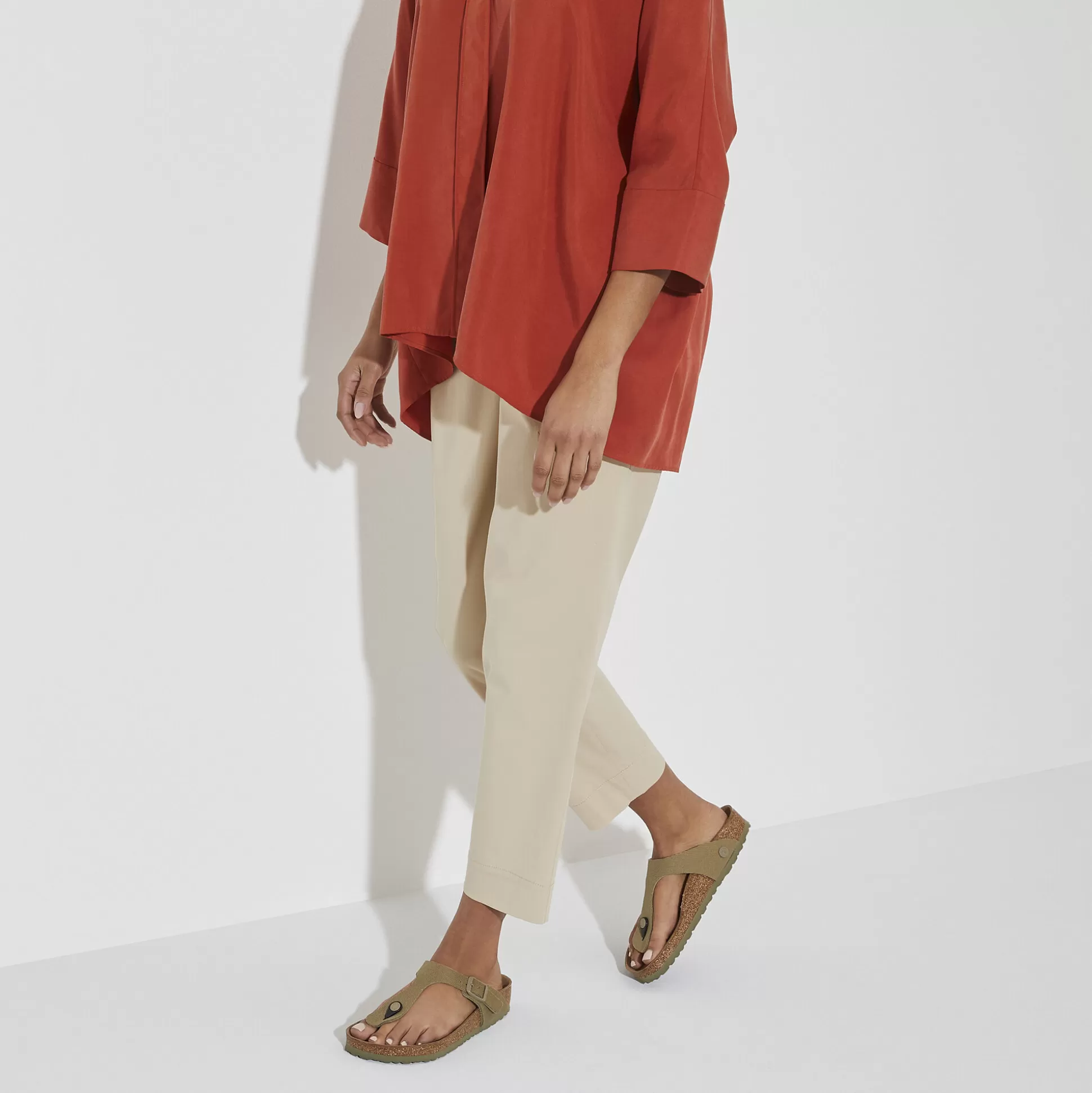 Birkenstock Gizeh Vegansk^Damer Tåsplit