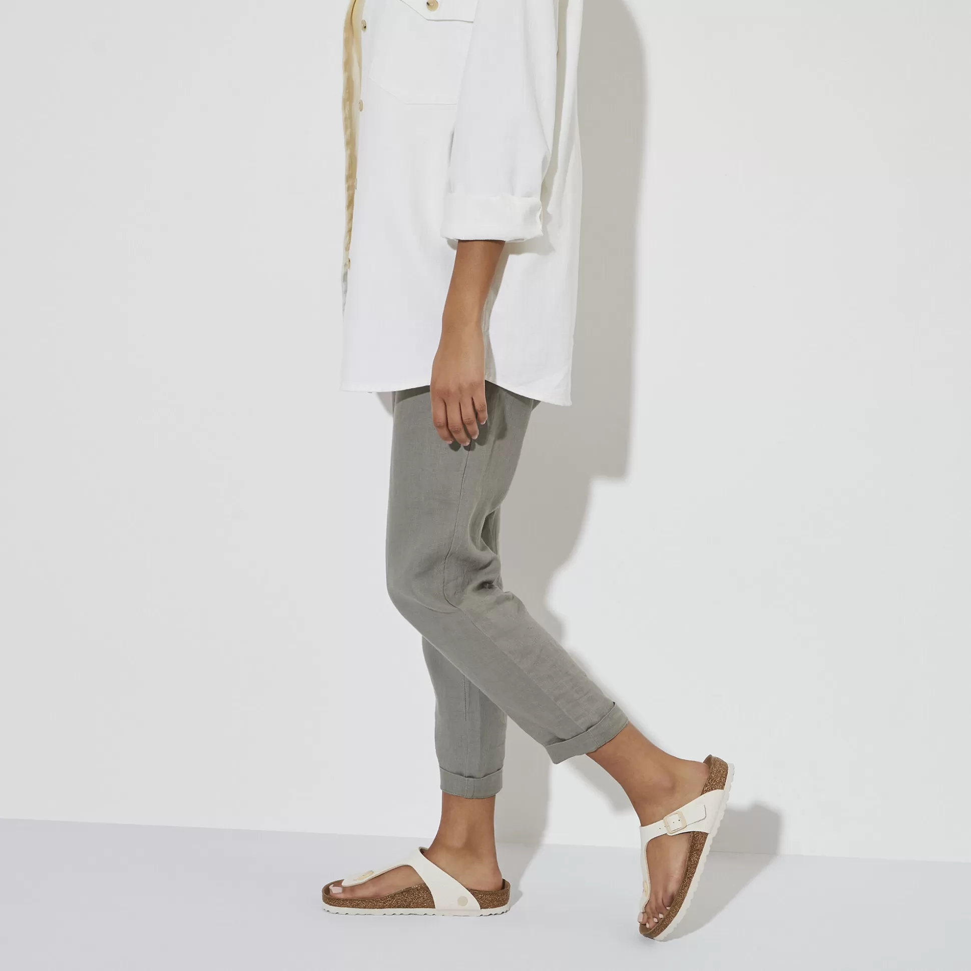 Birkenstock Gizeh Vegansk^Damer Tåsplit