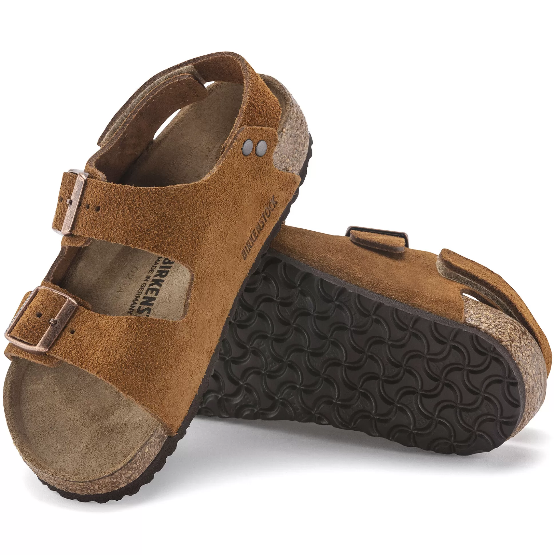 Birkenstock Milano Hl Suede Kids^Børn Remsandaler